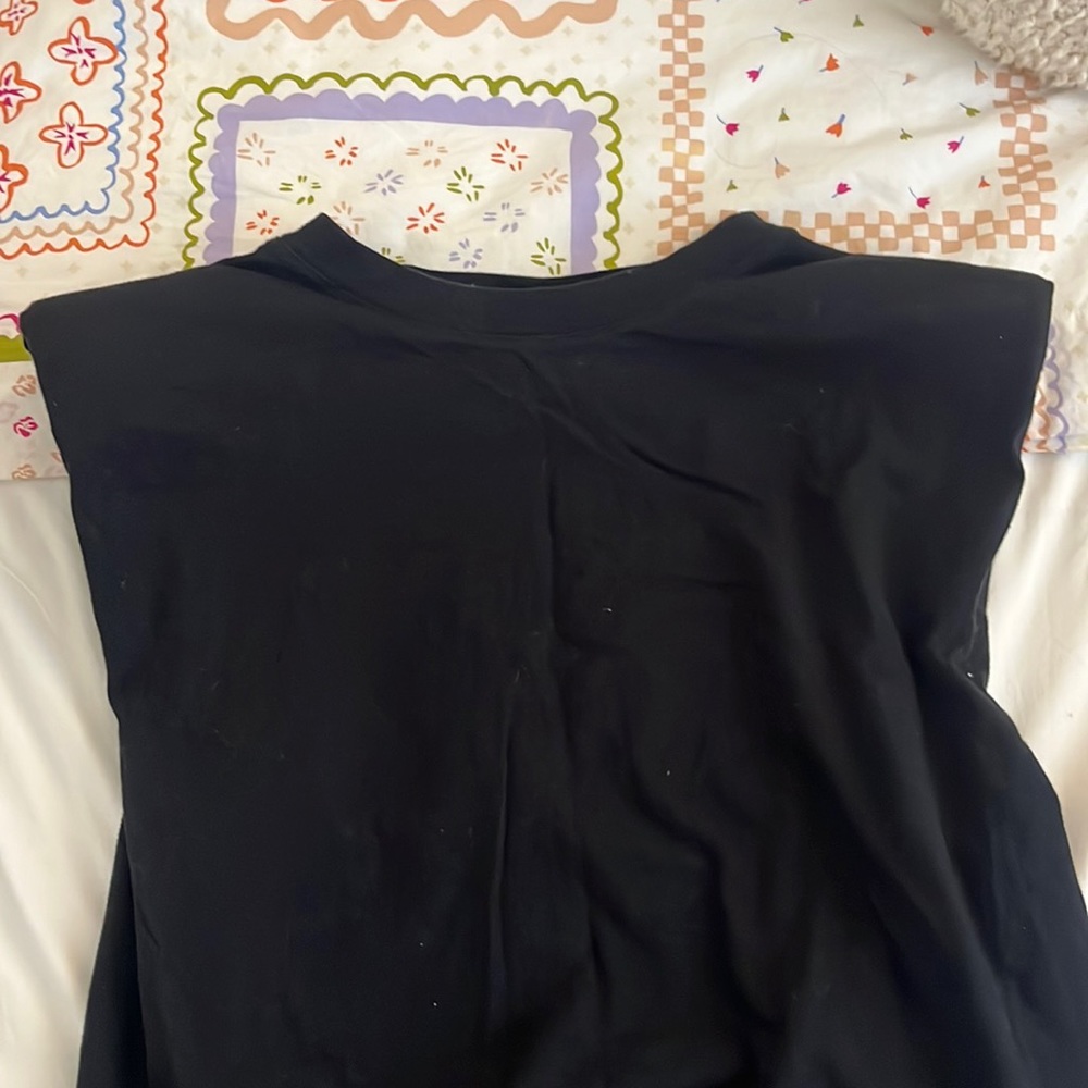 Babaton shoulder pad top size S